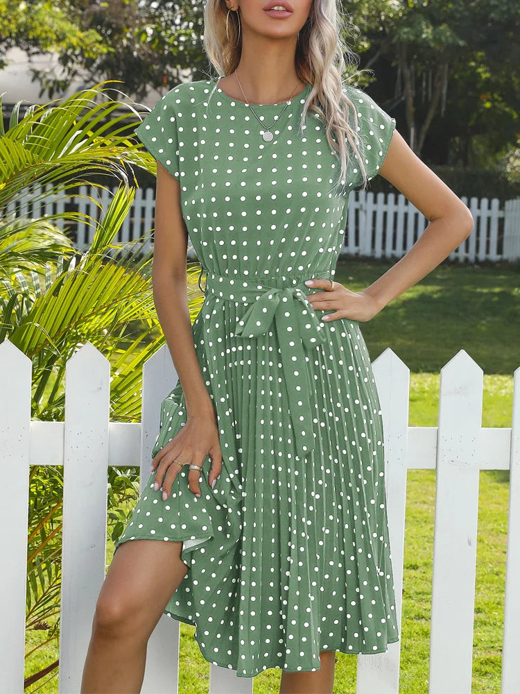 Frais et féminin Robe
