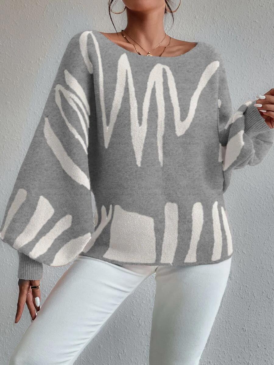 Pull au design réfléchi