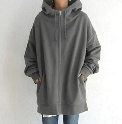 EP | Sweat à capuche zippé hiver pour femmes