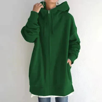 EP | Sweat à capuche zippé hiver pour femmes