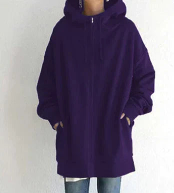 EP | Sweat à capuche zippé hiver pour femmes