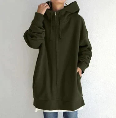 EP | Sweat à capuche zippé hiver pour femmes