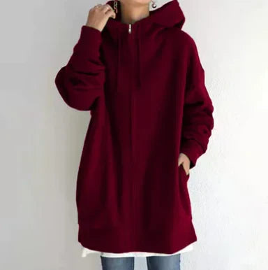 EP | Sweat à capuche zippé hiver pour femmes