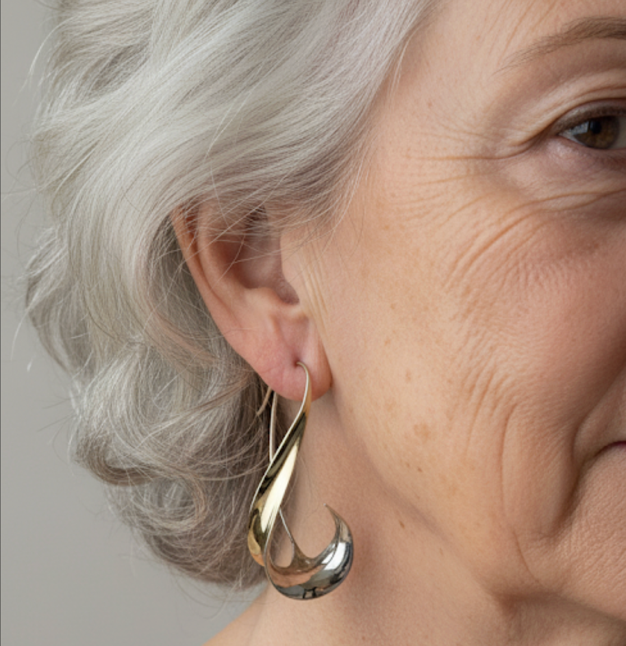 Or Boucle d'oreille charmant pour toute occasion