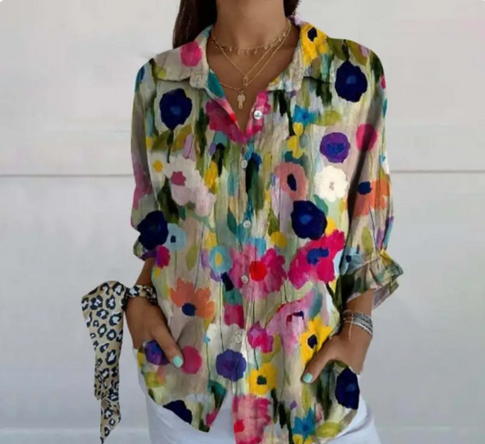 Chemise au style vintage intemporel