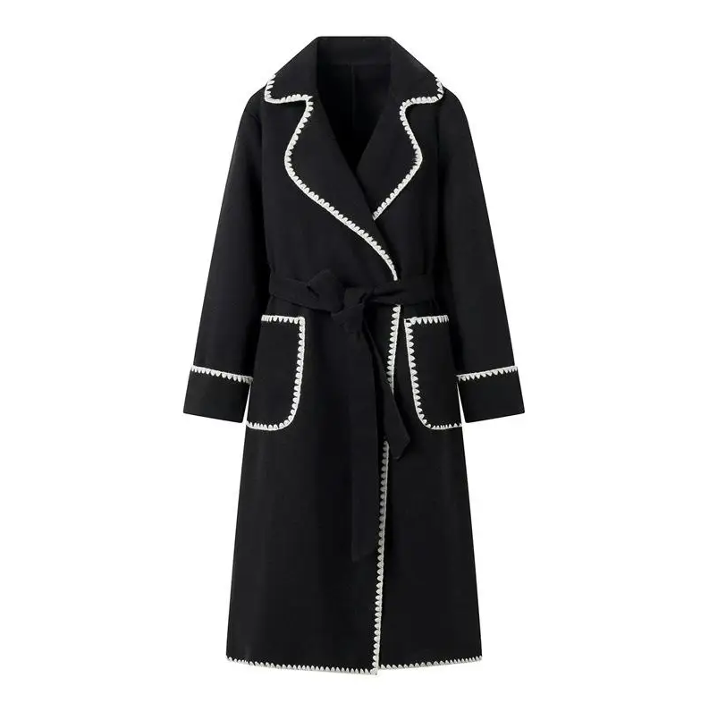EP | manteau patchwork clair et long