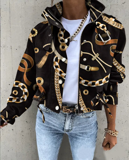 Vibrant et unique Veste