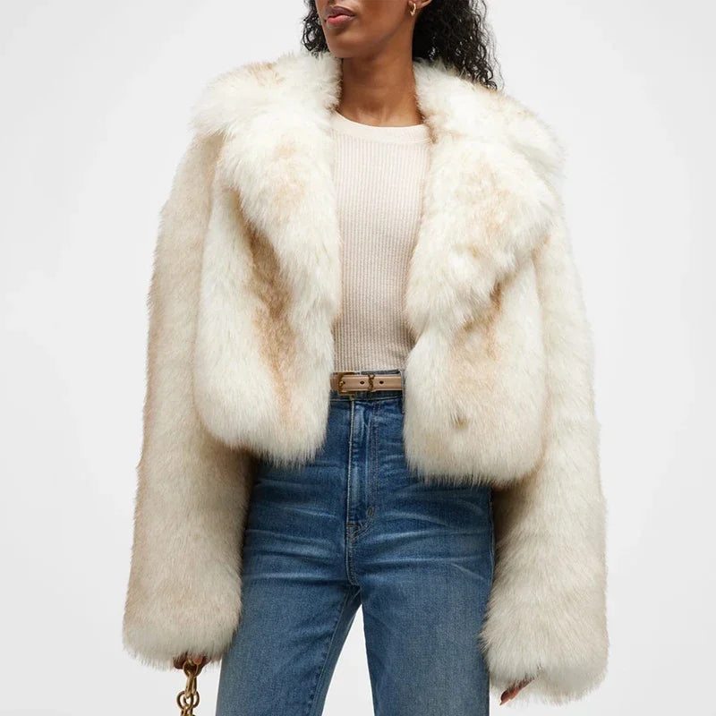EP | manteau de fourrure court et moelleux