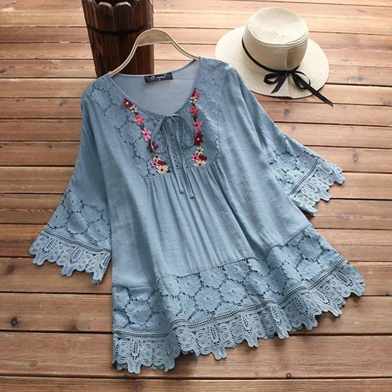 Frais et féminin Chemise