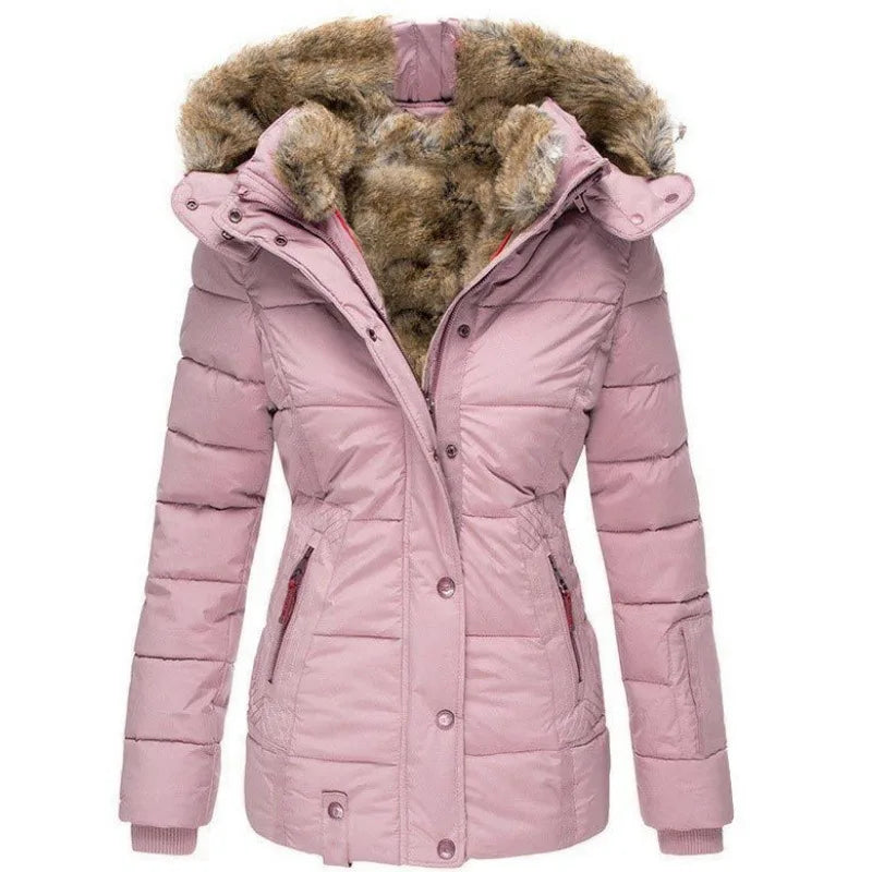 EP | Veste pour femme avec col et fourrure