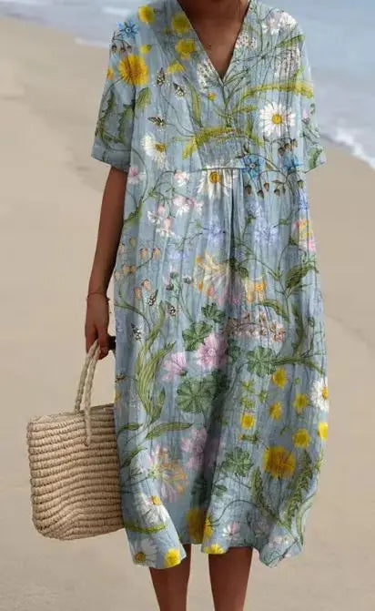 Frais et féminin Robe