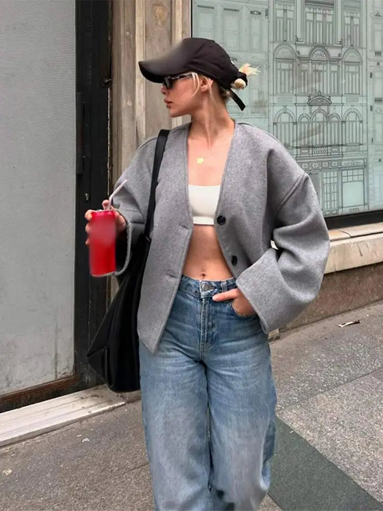 EP | veste streetwear rétro double face