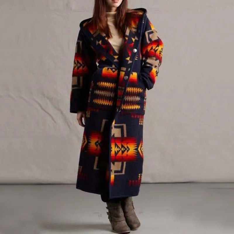EP | Manteau long style ethnique