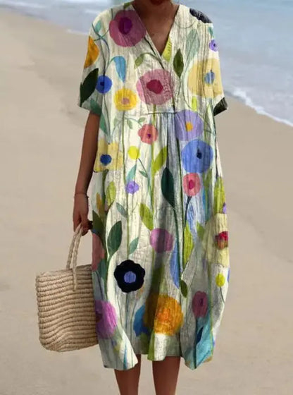 Frais et féminin Robe