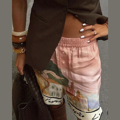 Poli et ludique Pantalon