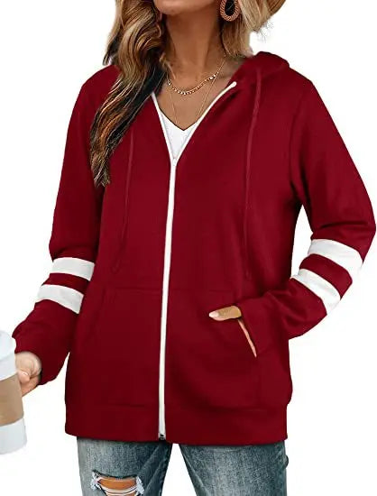 EP | Veste tricotée confortable avec capuche