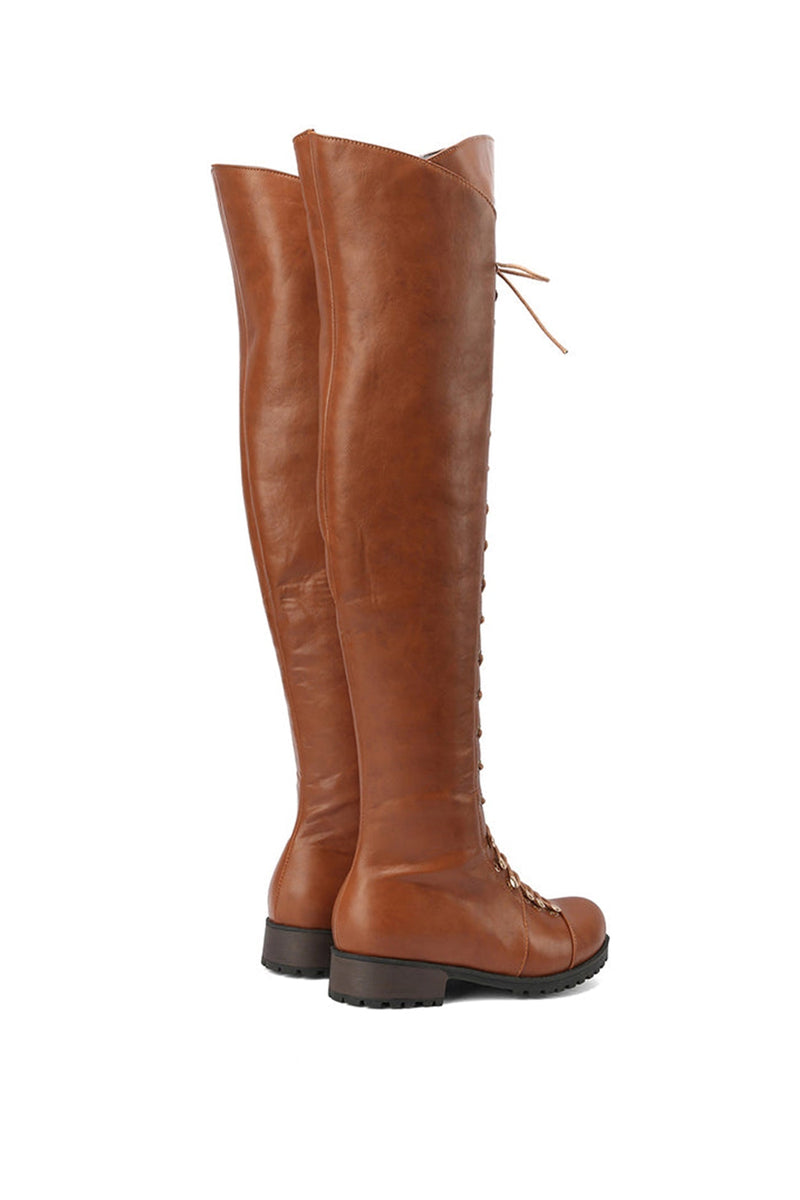 SL | Bottes over-the-nee avec lacets