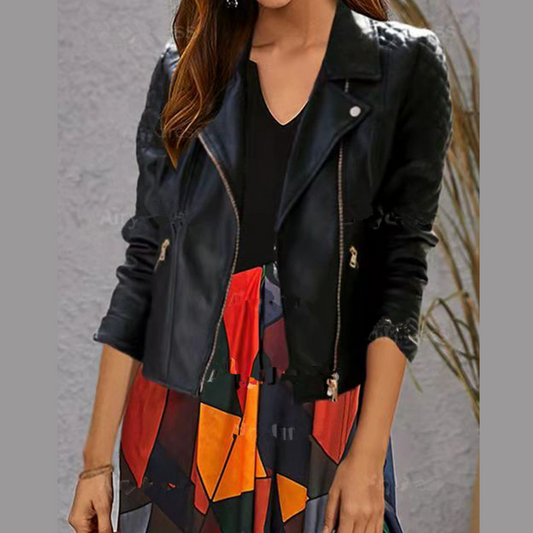 EP | ValeriaJacket I Veste en cuir pour femmes