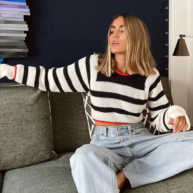 Pull au style vintage intemporel