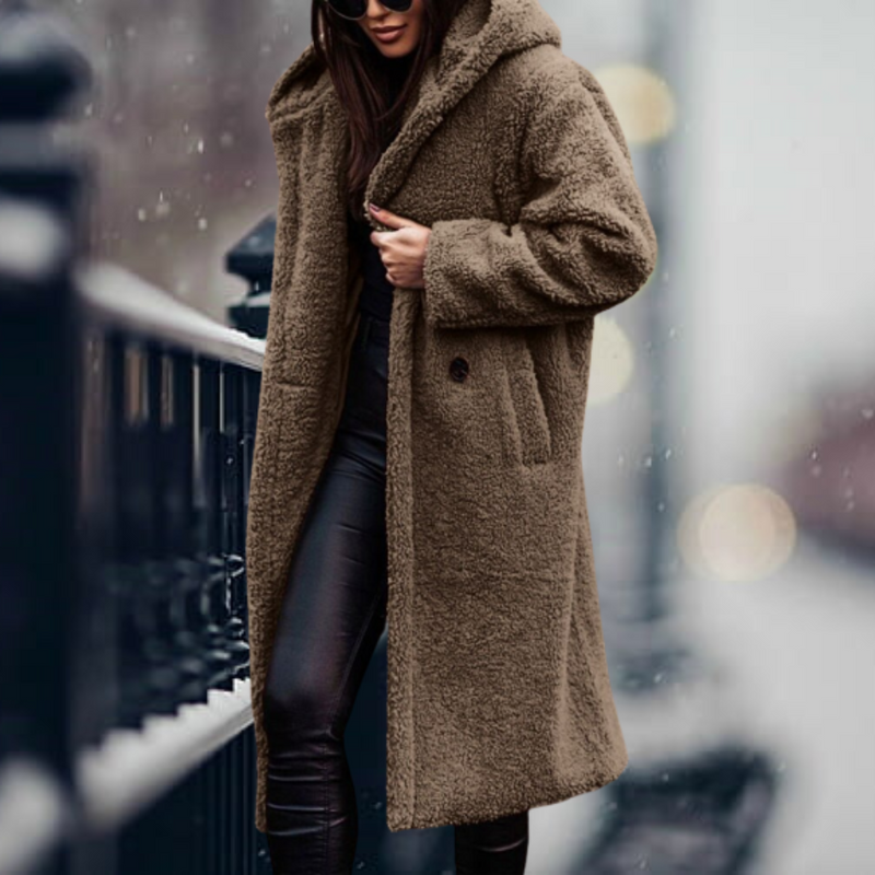 EP | long manteau chaud en peluche