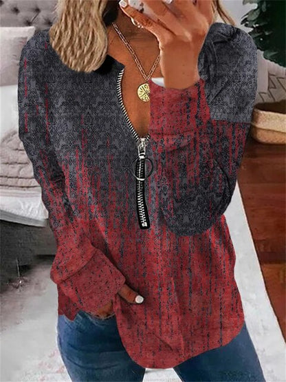 EP | Pull à fleurs vintage