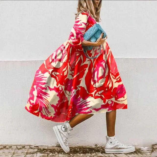 SL | Robe midi florale