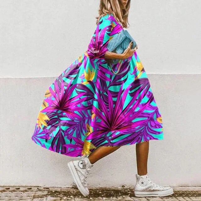 SL | Robe midi florale