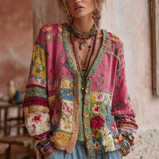 Cardigan au style vintage intemporel