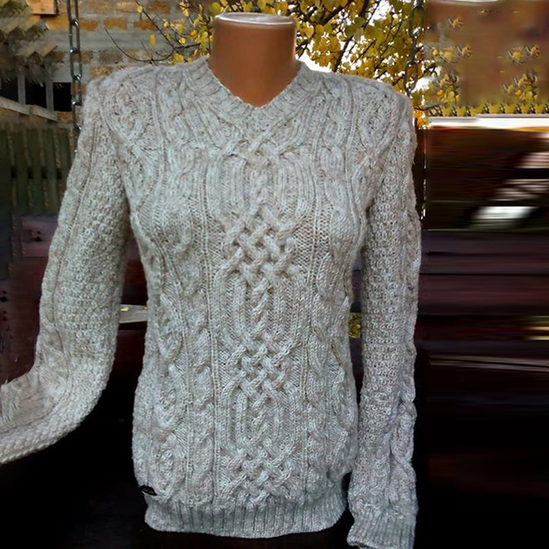 Pull au design réfléchi