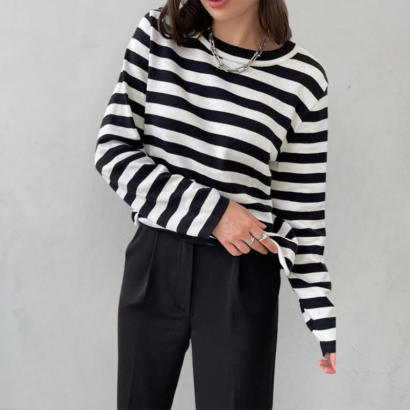 Pull au design classique