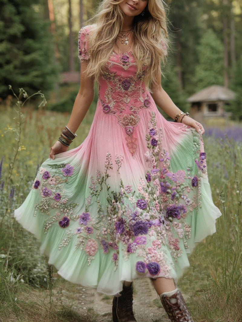 Robe magnifiquement confectionné