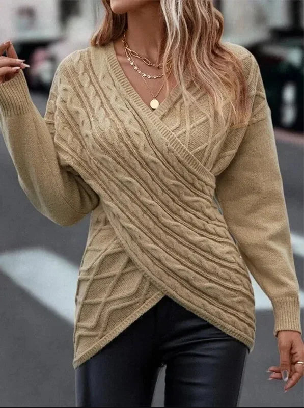 Pull au design réfléchi