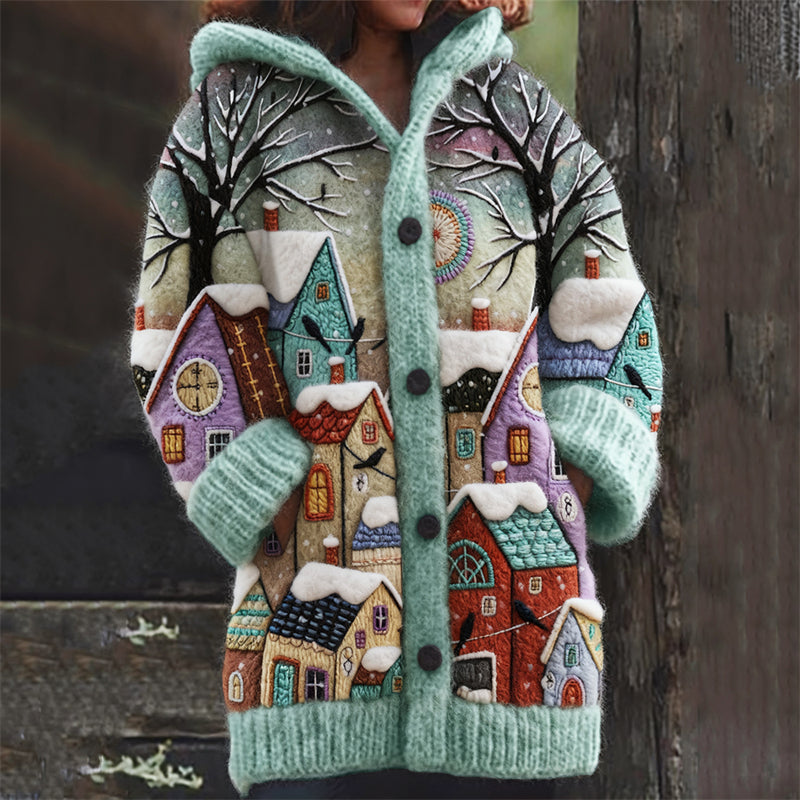 Cardigan au style vintage intemporel