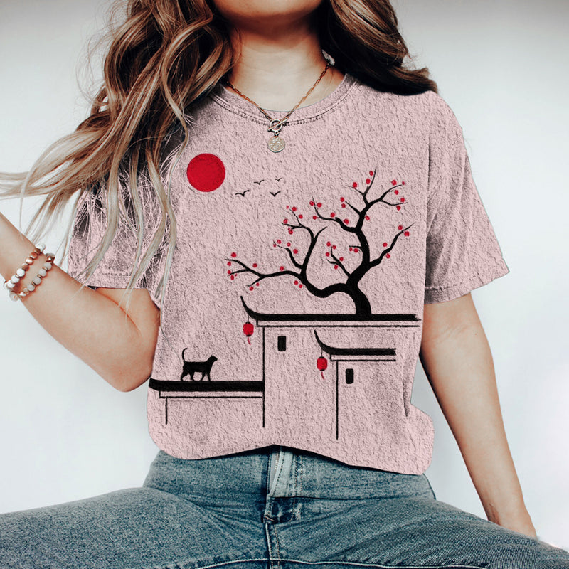 T-Shirt au design réfléchi