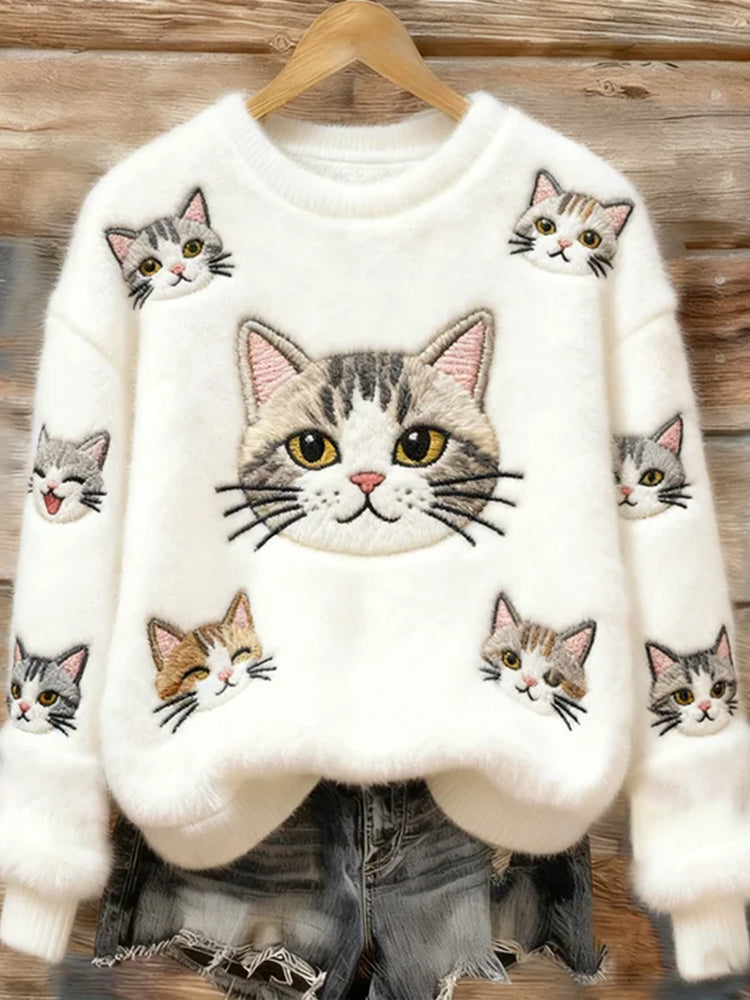 Pull au design réfléchi