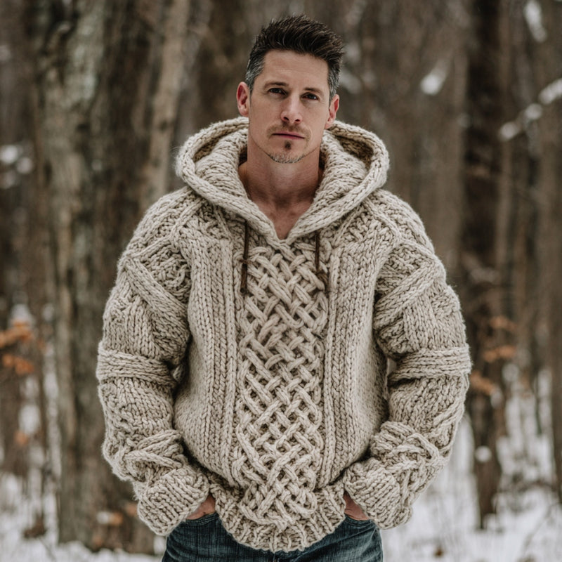 Pull au design réfléchi