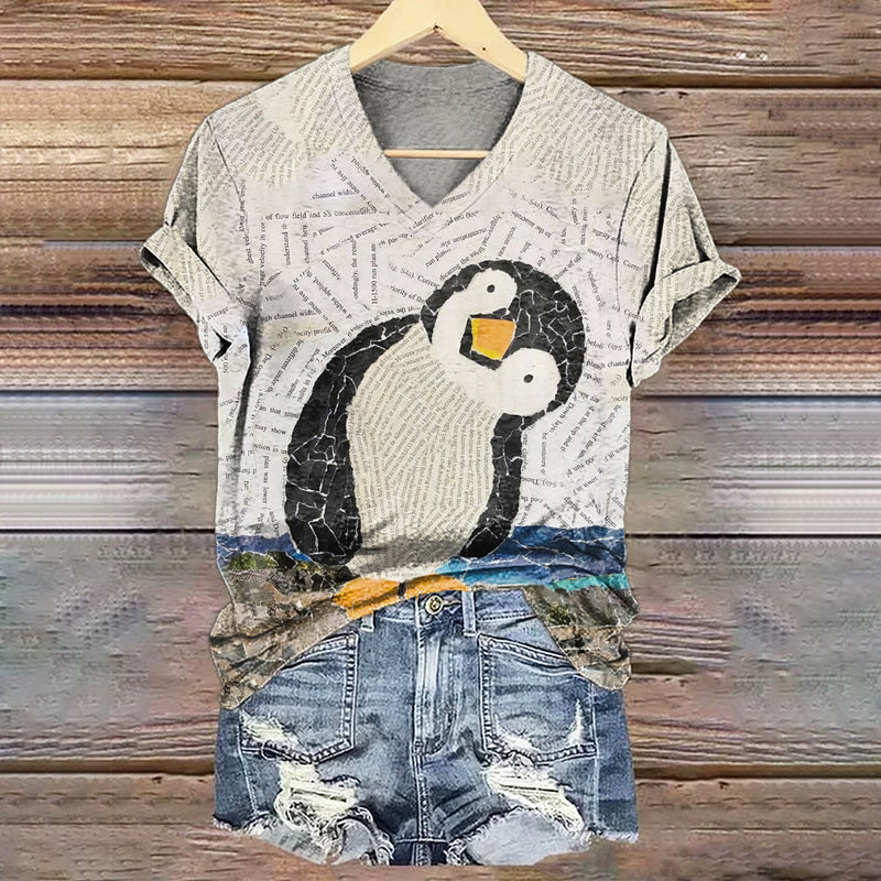 T-Shirt au design réfléchi