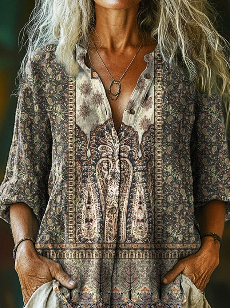 Chemise au design réfléchi