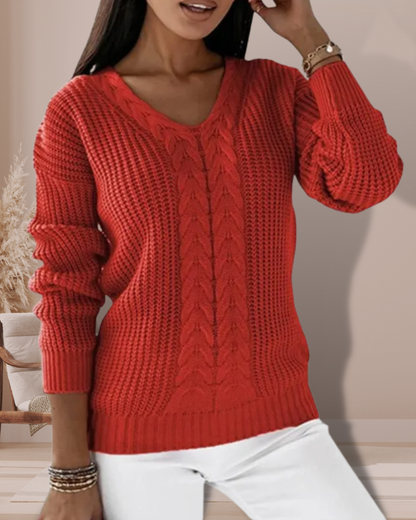 Pull au design réfléchi