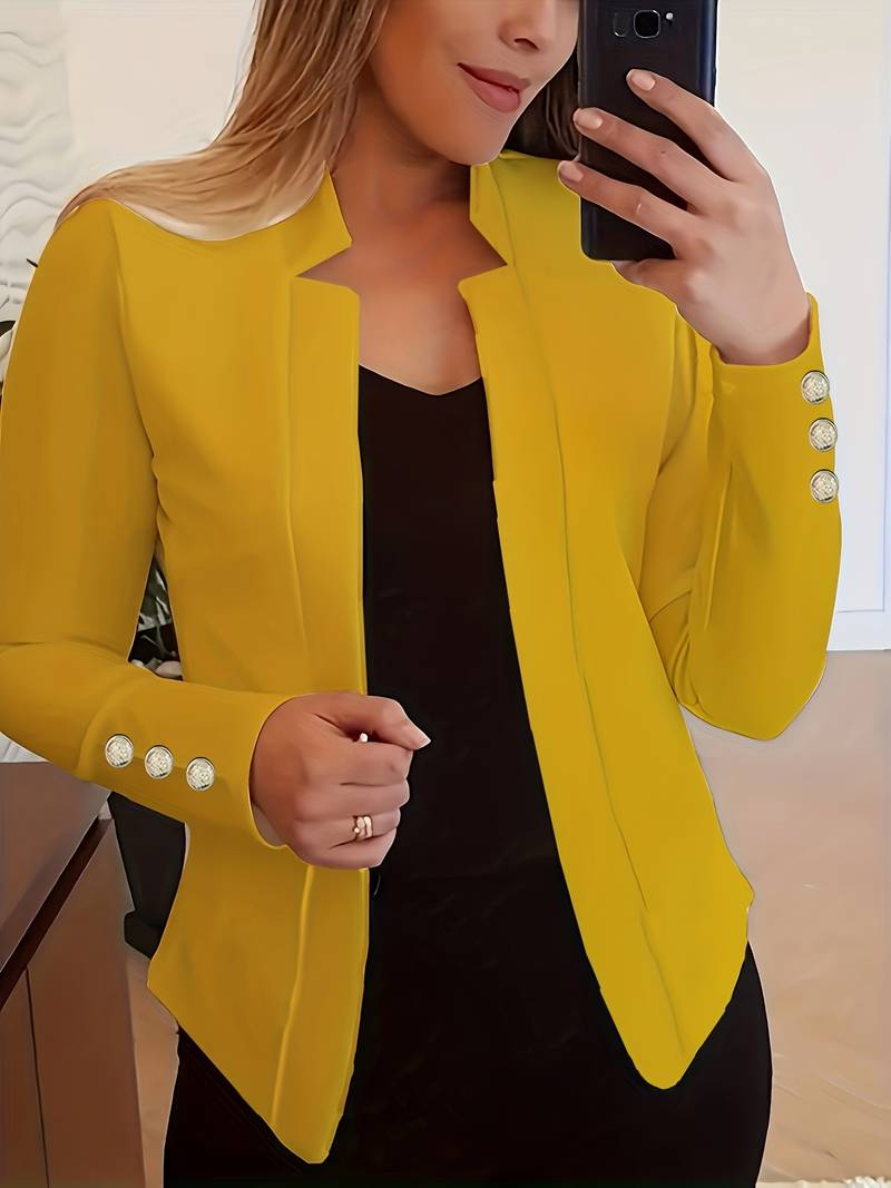EP | blazer décontracté à manches longues et boutons