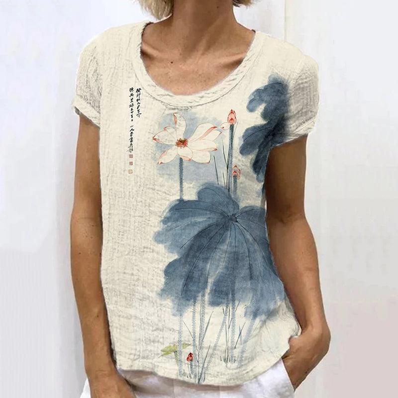 T-Shirt au design réfléchi