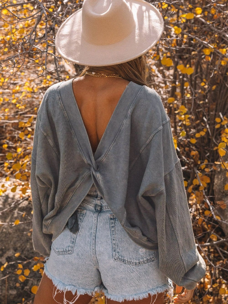 Pull au design réfléchi