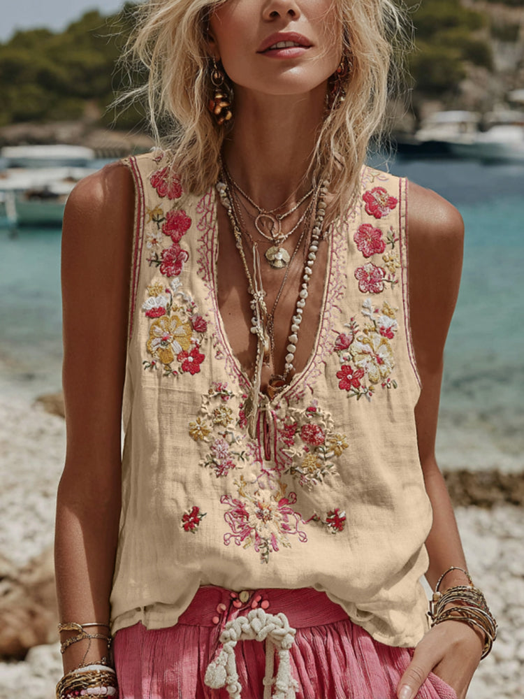 Haut au style vintage intemporel