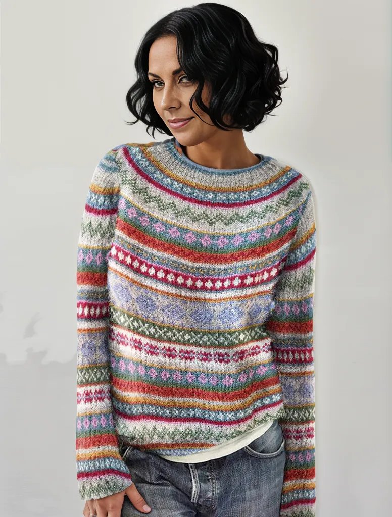 Pull au design réfléchi