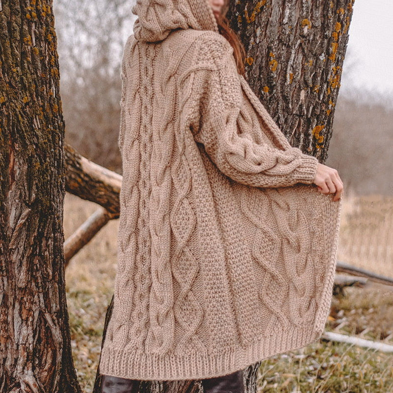 Cardigan au design réfléchi