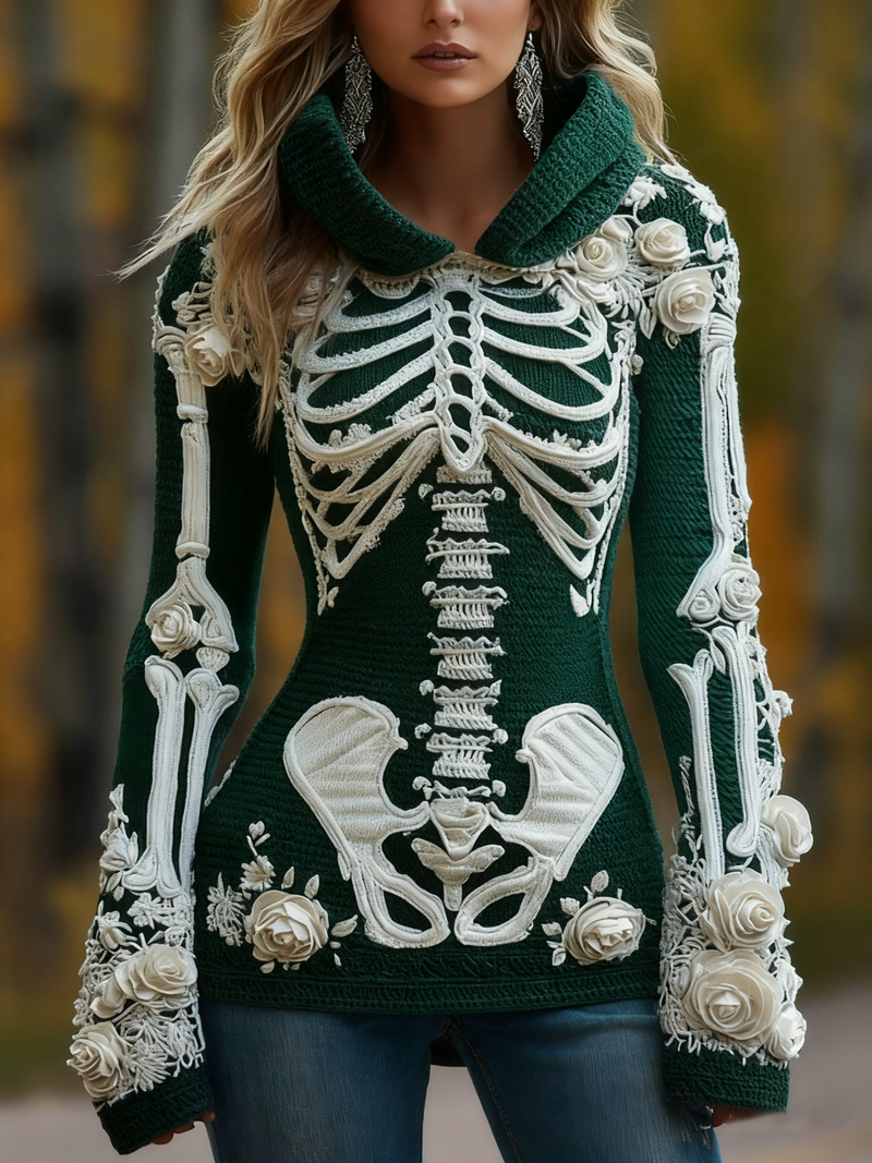Pull au design réfléchi