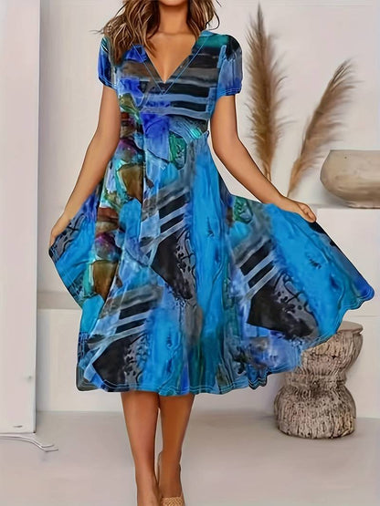 SL | Robe d'été bohème avec décolleté en V