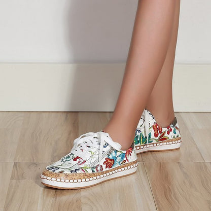 EP | Chaussures de sport simples avec fleurs