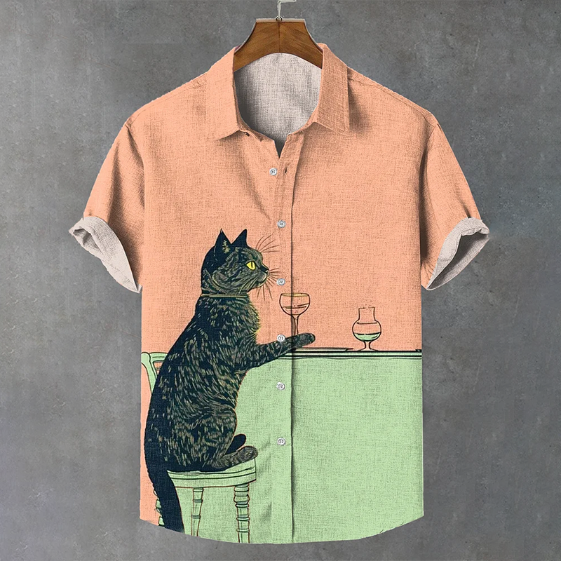 Chemise au style vintage intemporel
