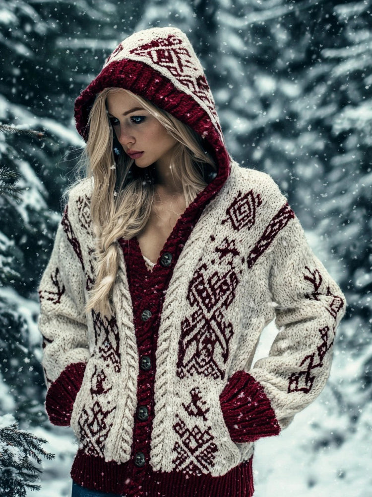 Cardigan au style vintage intemporel